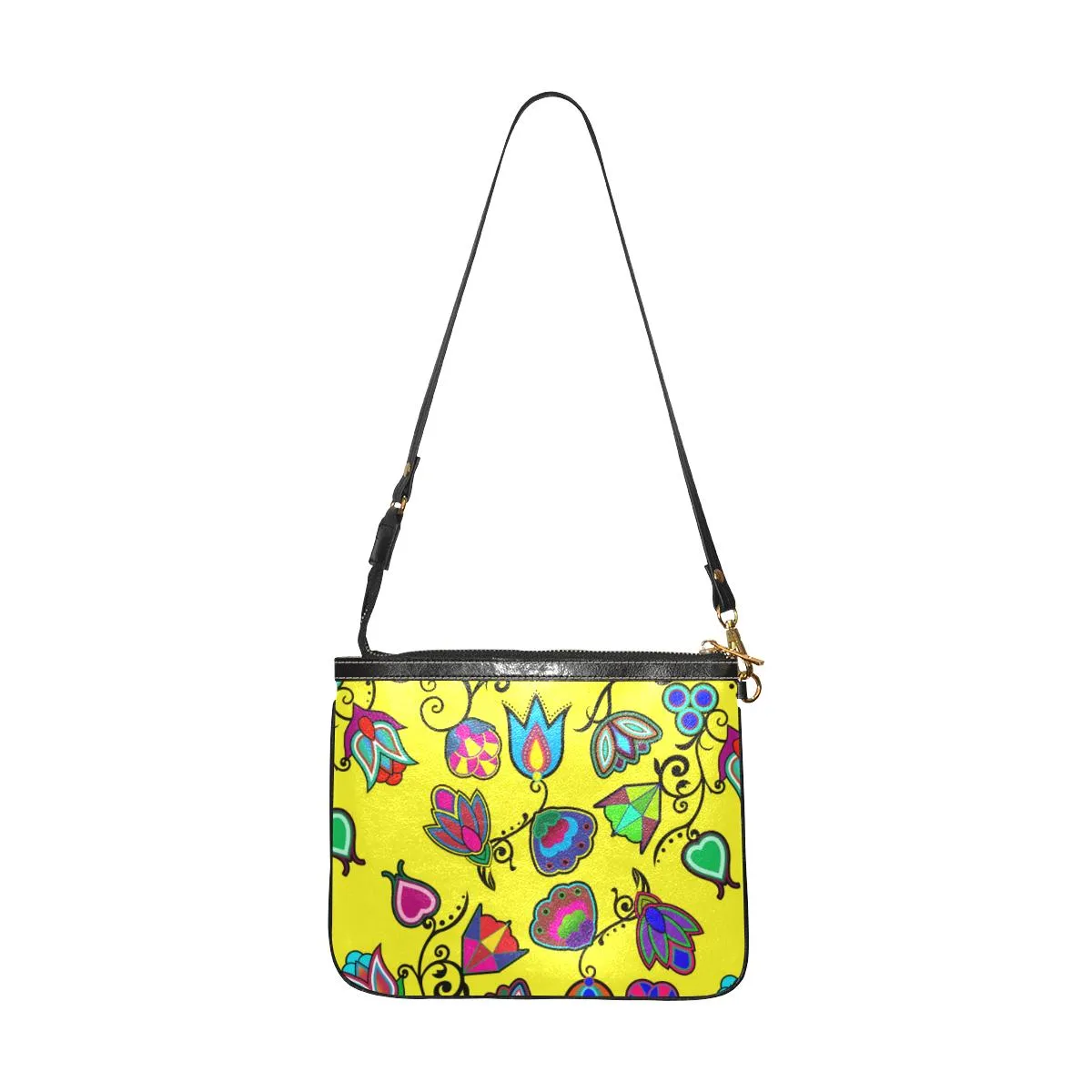 Indigenous Paisley Yellow Small Shoulder Bag