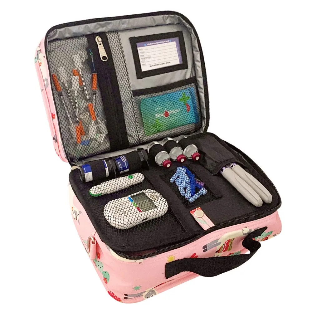 Insulated Travel Diabetes Bag (Other Designs Available)