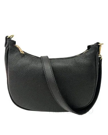 Italian Leather Natural Shoulder Bag