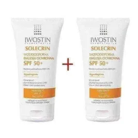 IWOSTIN Solecrin SPF50  protective emulsion 100ml x 2 pack (DUOPACK)