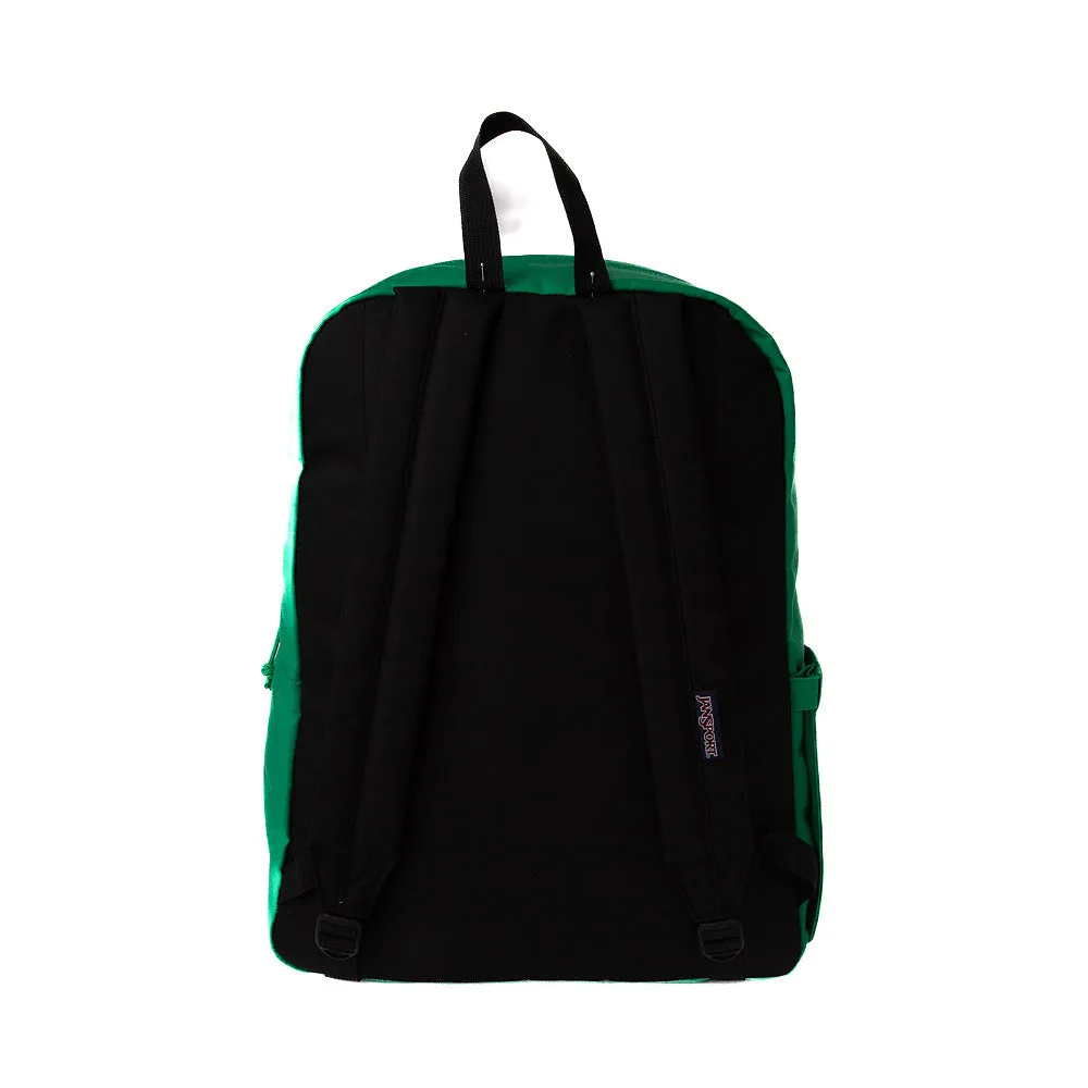 JANSPORTS SUPERBREAK PLUS BACKPACK - KELLY GREEN