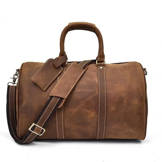 Jonathan Medium Cow Leather Duffel Bag