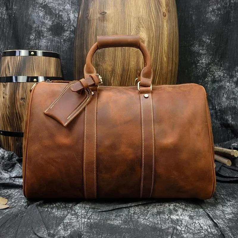 Jonathan Medium Cow Leather Duffel Bag