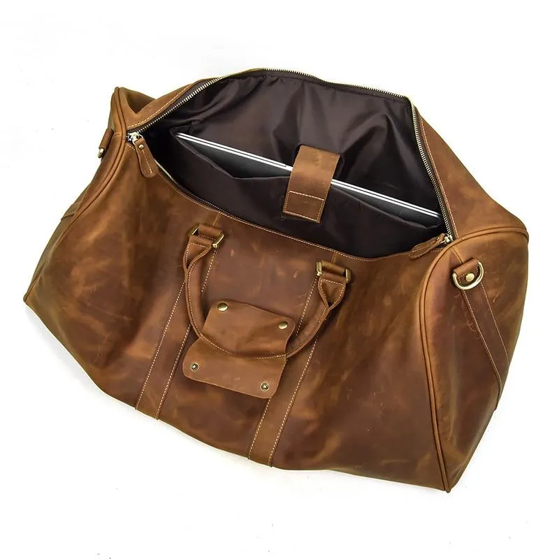 Jonathan Medium Cow Leather Duffel Bag