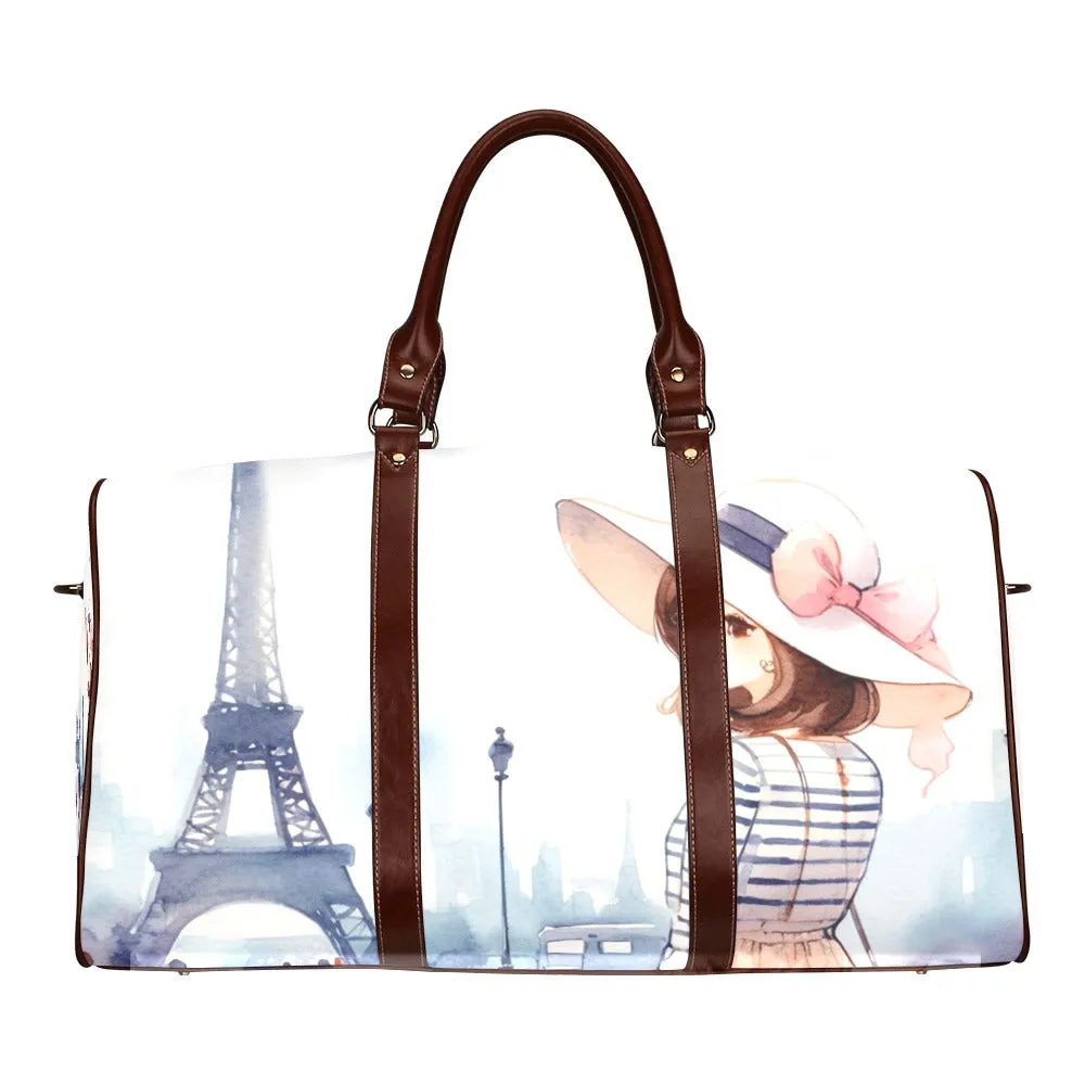 Just a Girl Who Loves Travelling Girl 5 Waterproof Travel Bag/Small (Model 1639)