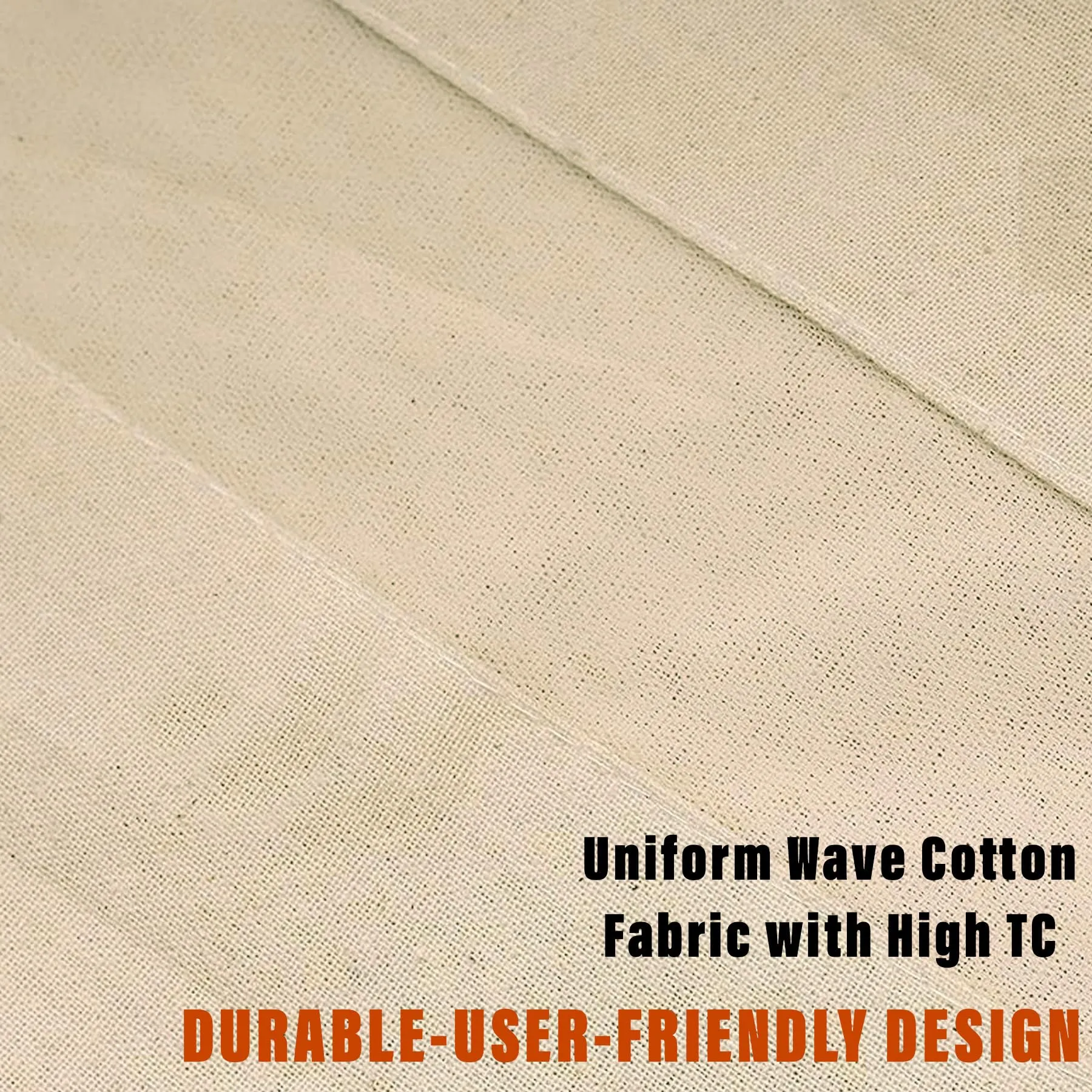 Kuber Industries Hanging Saree Bag | Cotton Clothes Bags for Storage | Hanging Cotton Saree Covers | Mesh Window Cloth Storage Bag | Saree Stoarge Covers with Zip | Pack of 15 | Cream