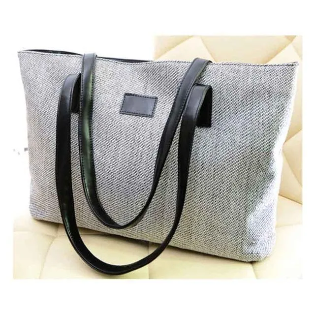 Large Capacity Cotton Shoulder Bag