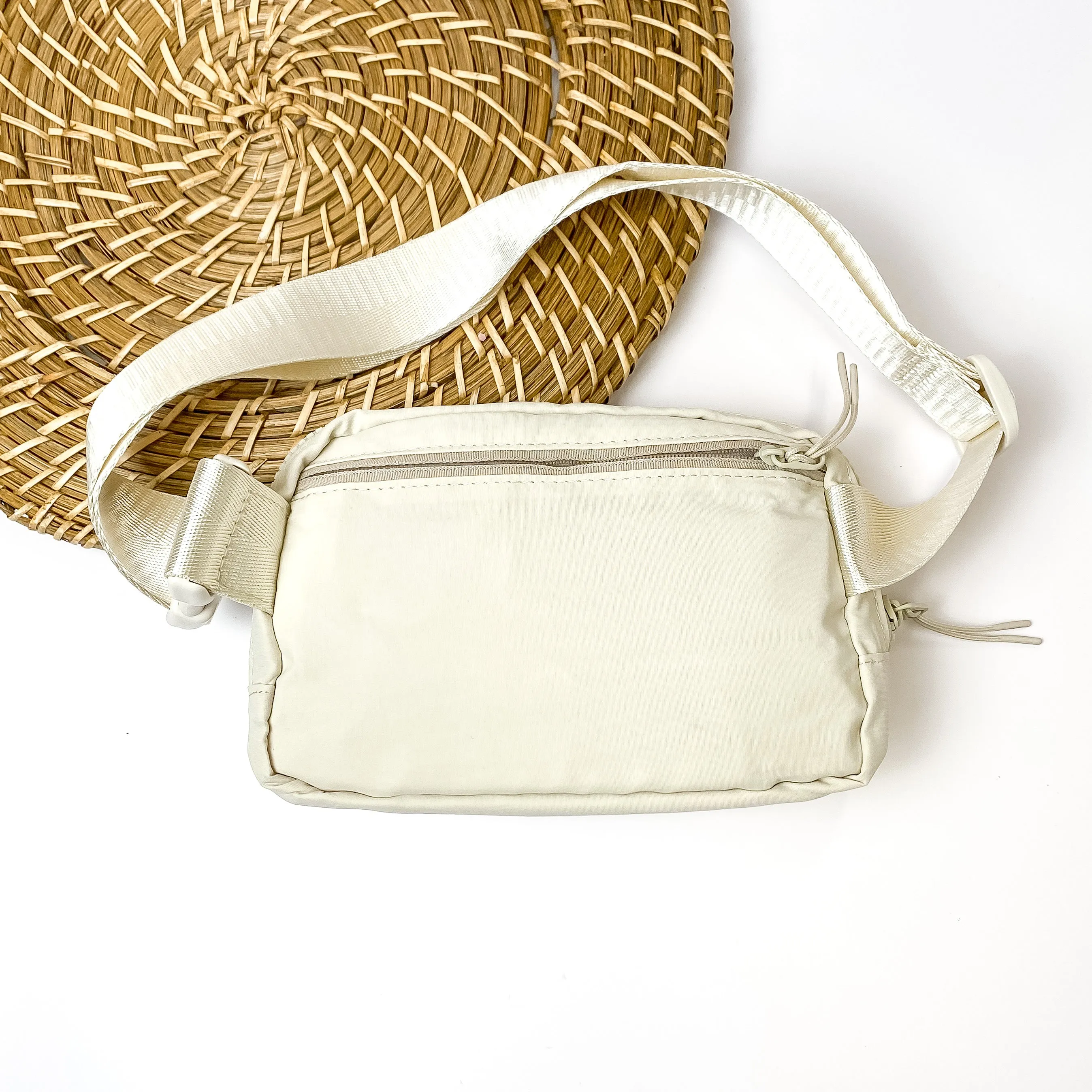 Love the Journey Fanny Pack in Beige