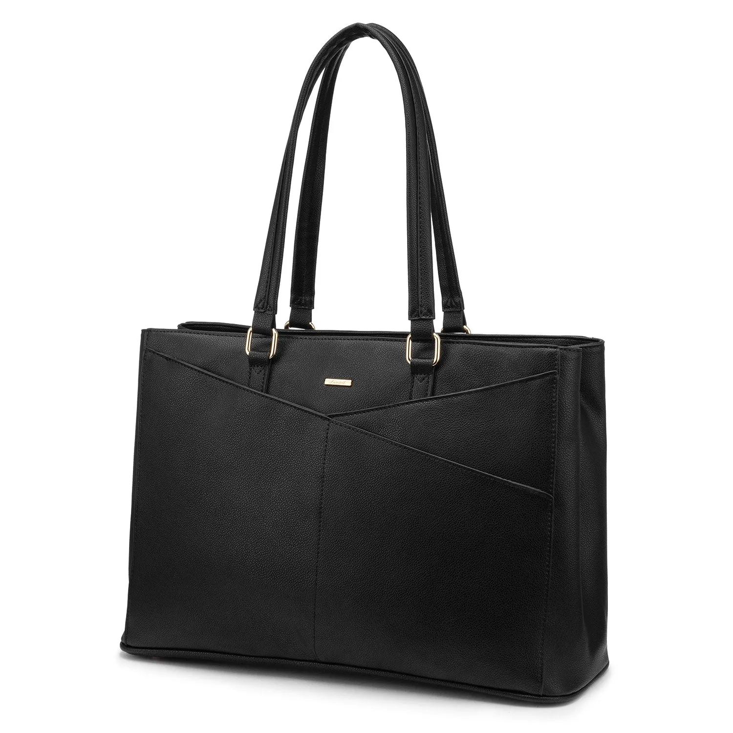 Lovevook Women's Versatile Laptop Tote & Handbag Black - Perfect for Work and Travel