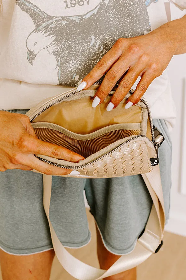 Luxe Feeling Woven Fanny Pack