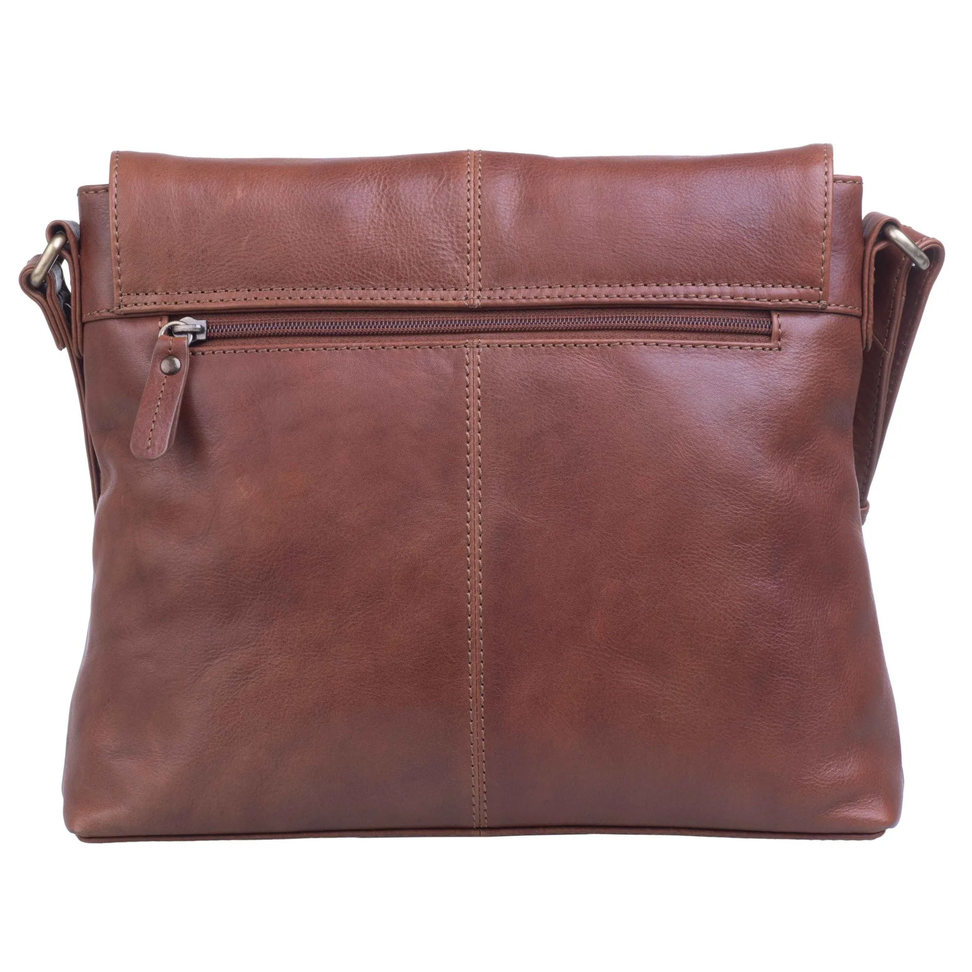 Mala Leather Tan Steed Cross Body Bag