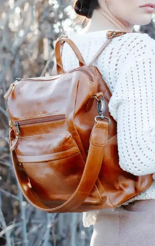 Mally Ladies Backpack | Toffee