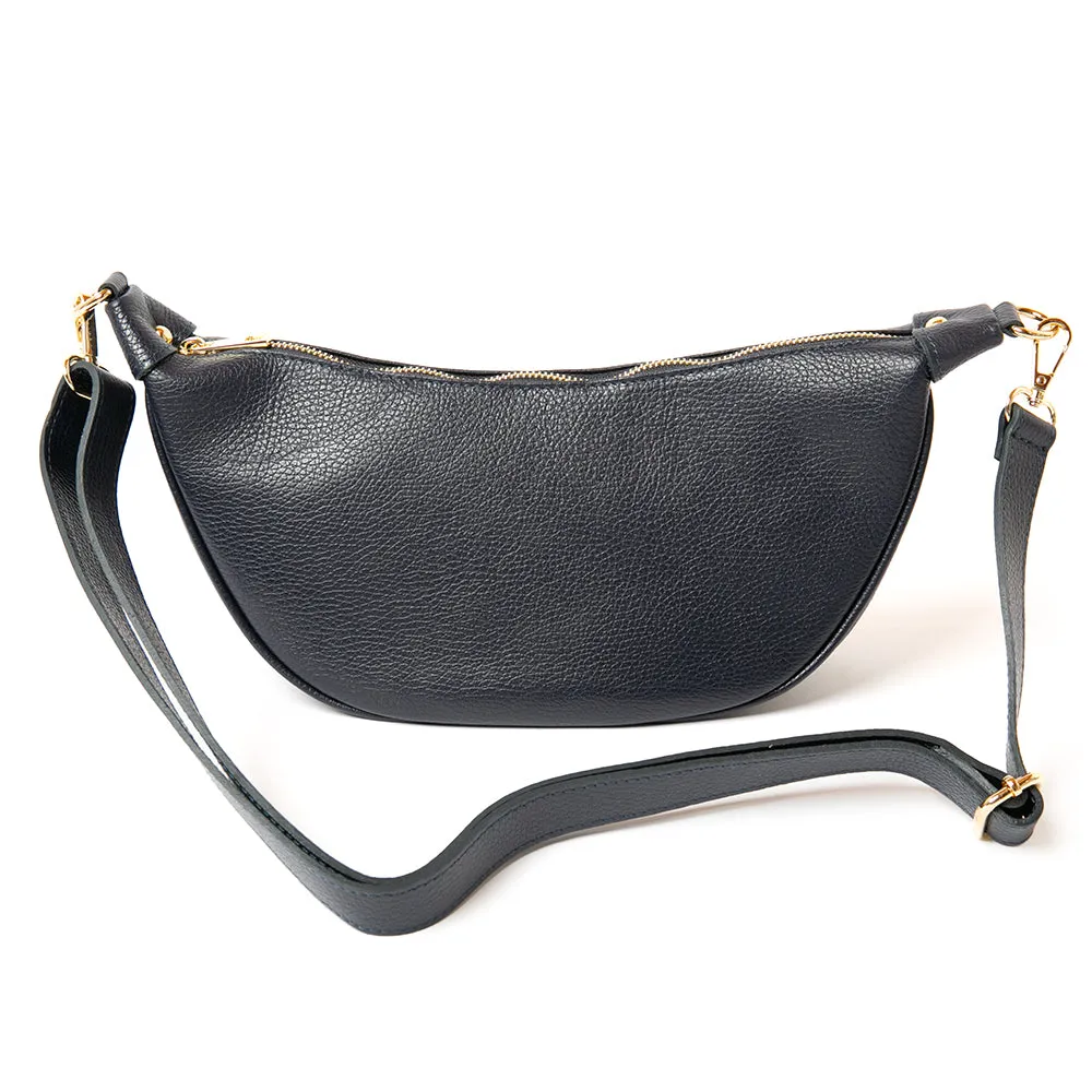 Manhattan Leather Crossbody Handbag