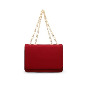 Maroon Casual Shoulder Bag P55540