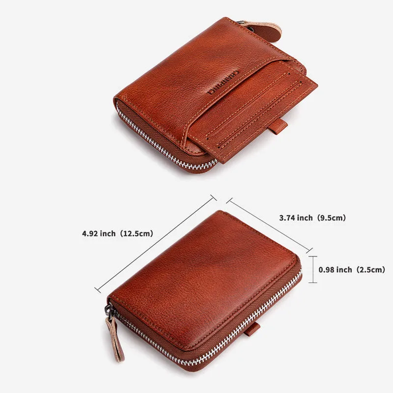 Men Multiple Slots Vertical RFID Shopping Purse Wallet