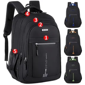 Men's autumn and winter backpack with large capacity, multifunctional anti splashing and wear-resistant, laptop bag, commuting and short distance travel