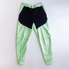 Men's Nike Tech Fleece Joggers -Lime Green/Black