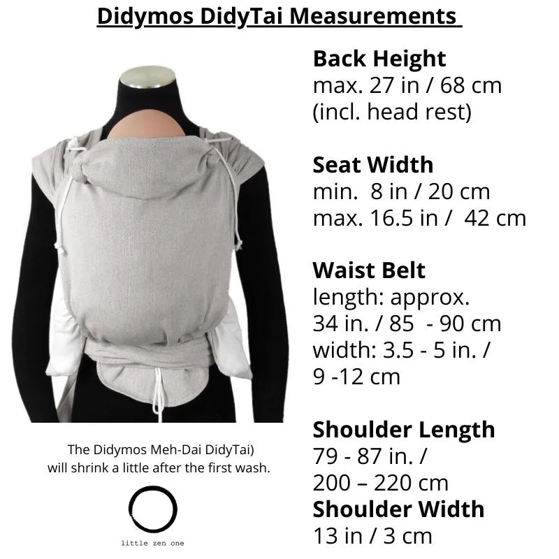 Metro Monochrome DidyTai Mei Tai by Didymos