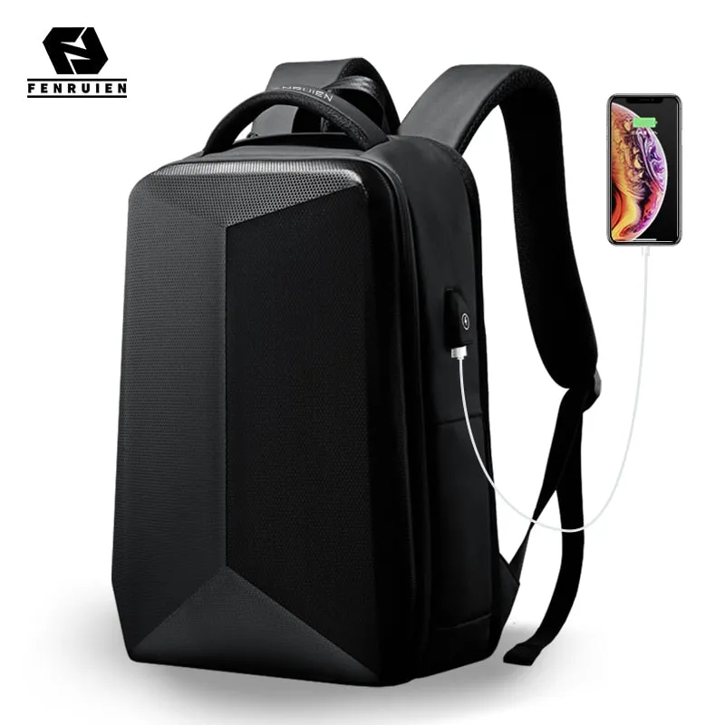 Multifunction Hard Shell  Anti Theft Waterproof Laptop Business Travel Backpack