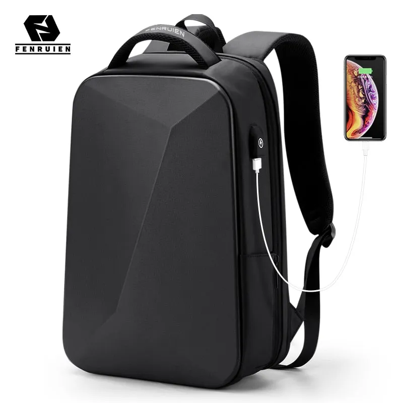 Multifunction Hard Shell  Anti Theft Waterproof Laptop Business Travel Backpack