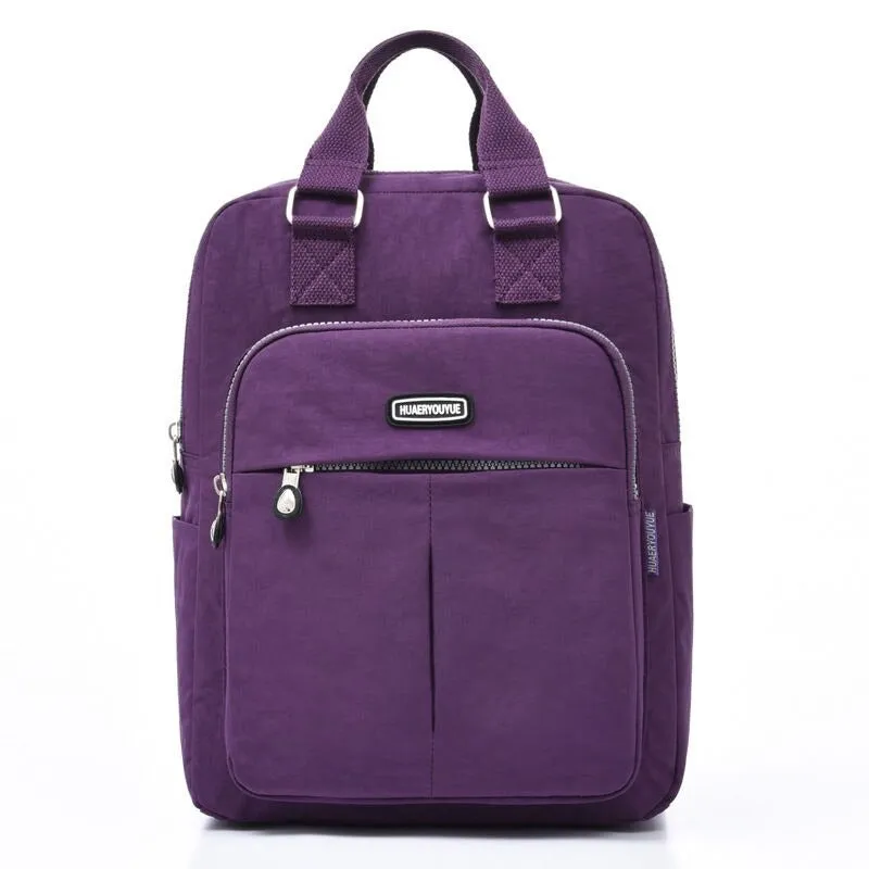 Multifunction Nylon Women Shoulder Backpacks