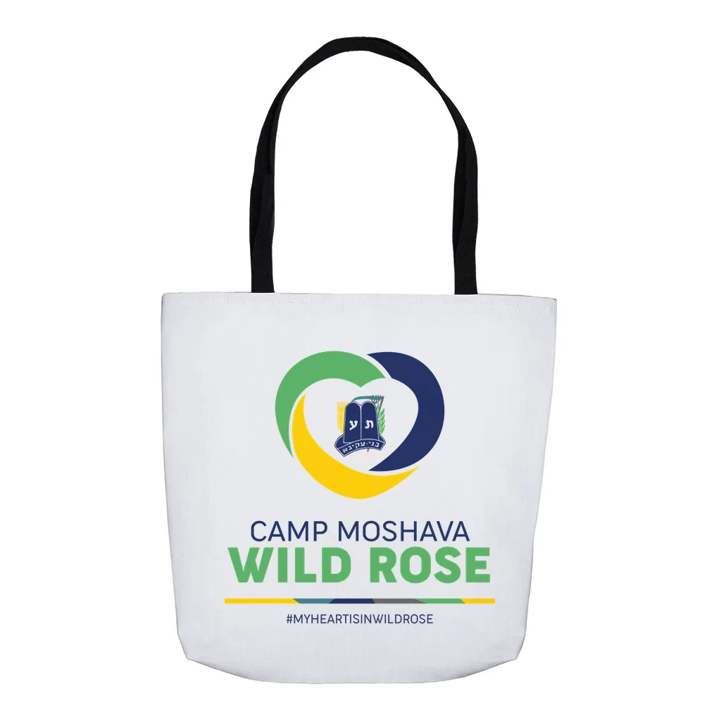 My Heart is in Wild Rose Tote Bag