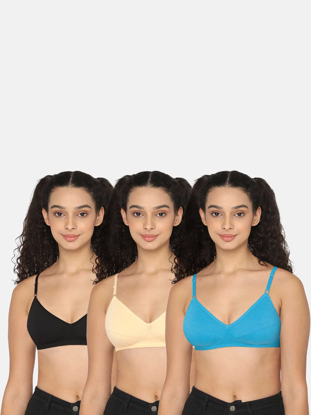 Naidu Hall Knitwear-Bra Special Combo Pack - Glori - C33