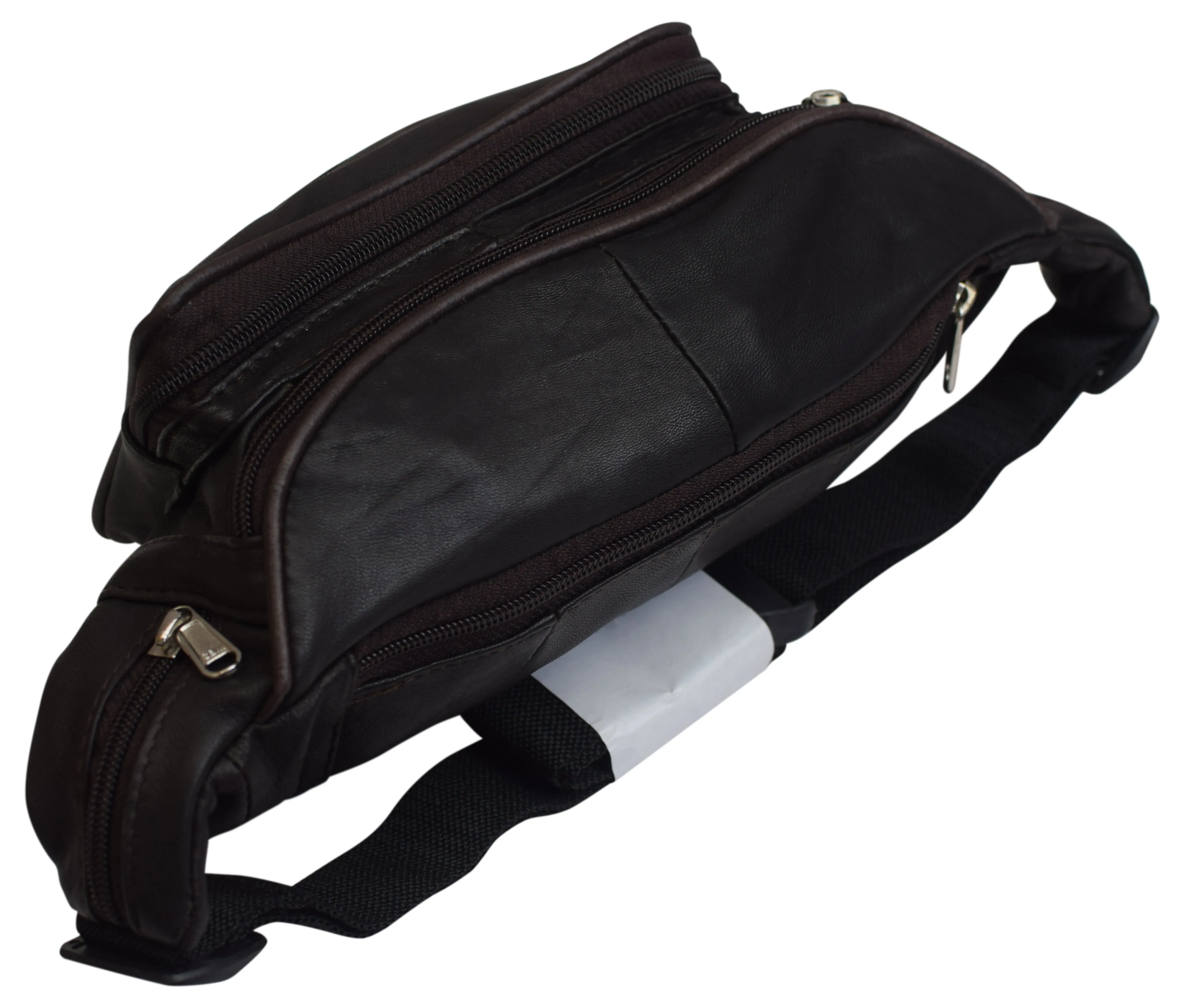 NEW Swiss Marshall Leather Fanny Pack Mens Waist Belt Bag Womens Purse Hip Pouch Travel 050LG