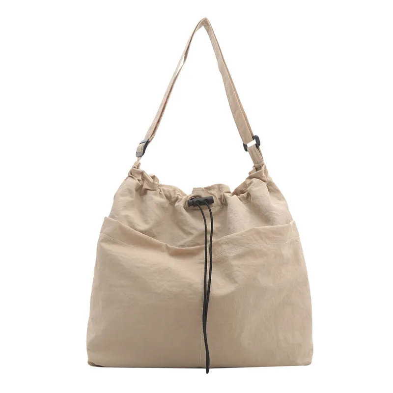 Nylon Shoulder Tote Bag