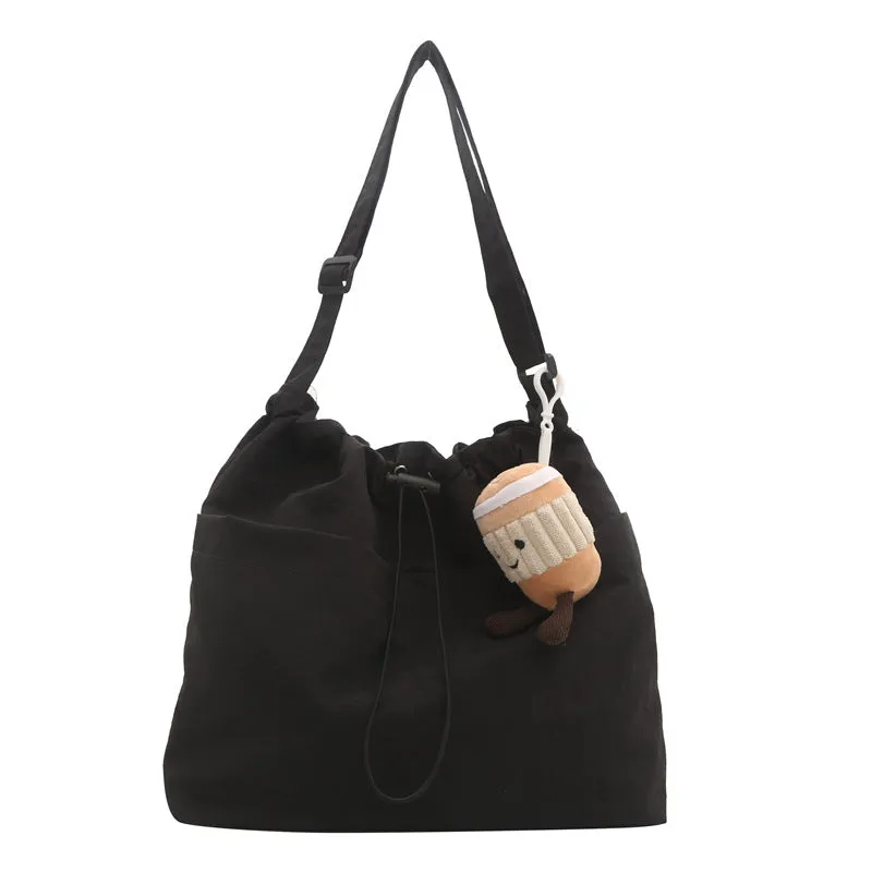 Nylon Shoulder Tote Bag