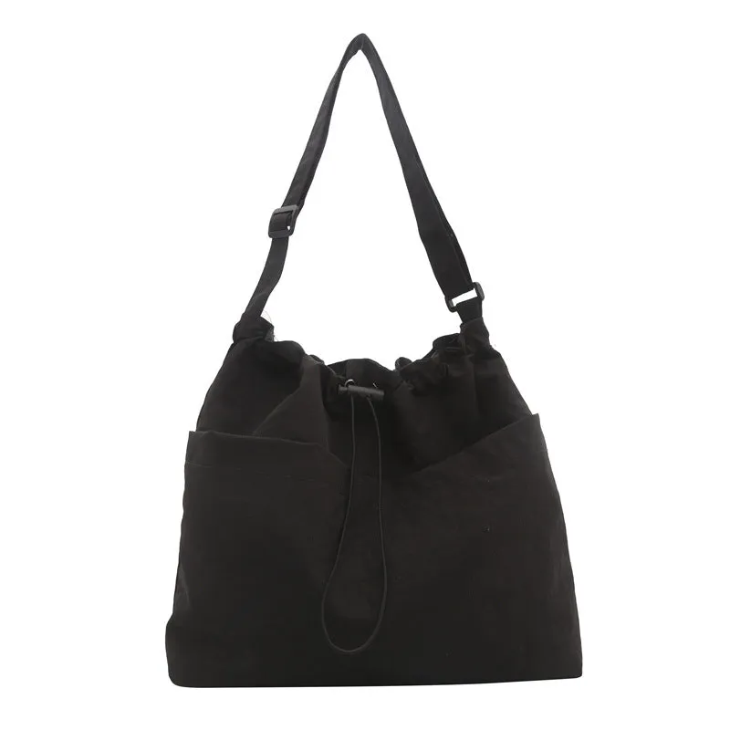 Nylon Shoulder Tote Bag