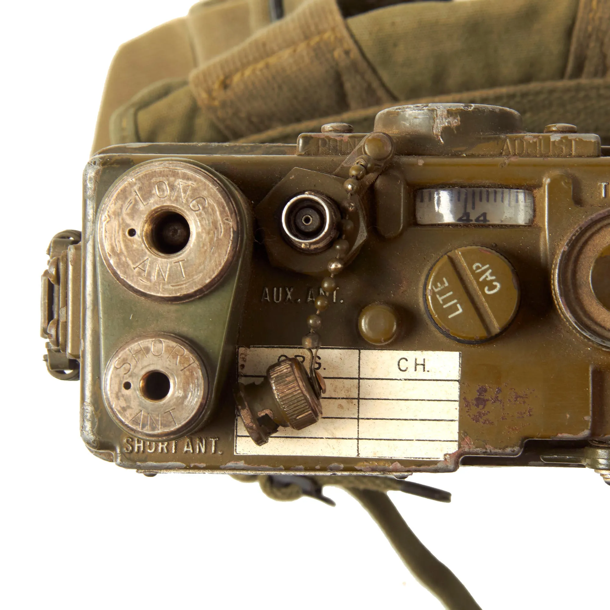 Original U.S. Korean & Vietnam War Era RT-176 AN/PRC-10 Backpack Radio Rig - Serial No. TAD149