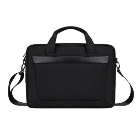 Oxford Men's Portable And Expandable Laptop Bag-Black