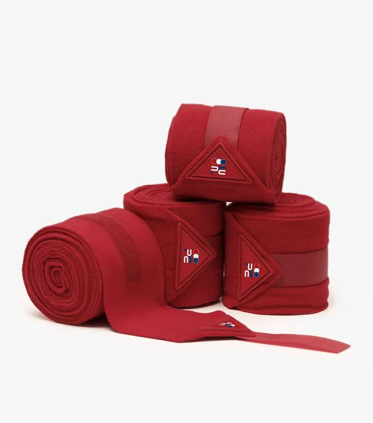 PEI Polo Fleece Bandages (Red)