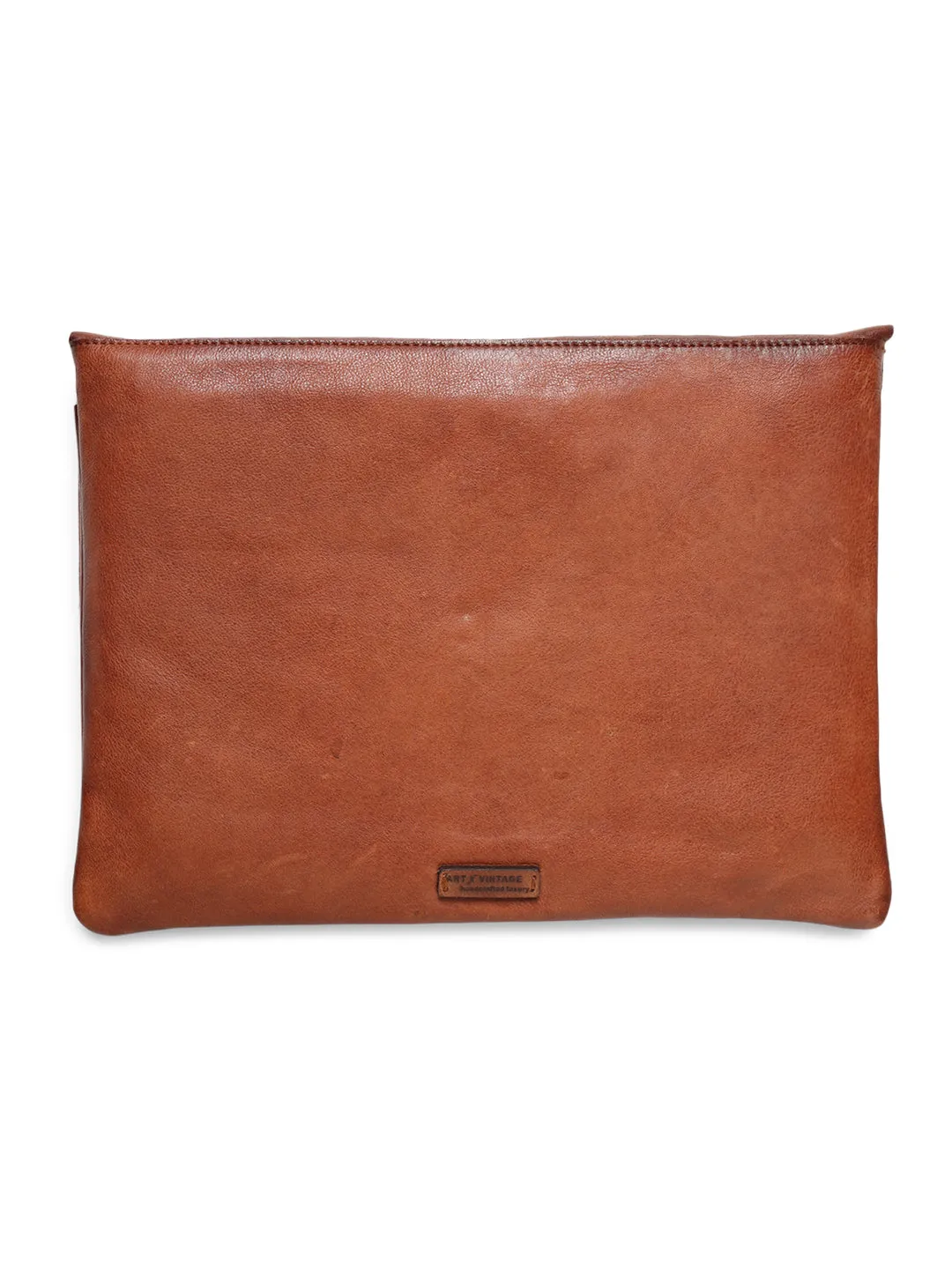 PinnacleHide Cognac Leather Laptop Sleeves