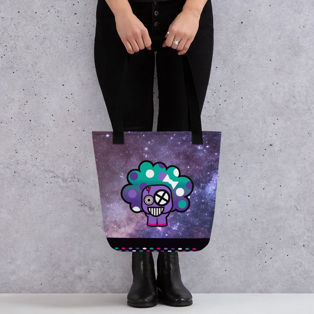 Polka Puff Galaxy Tote bag