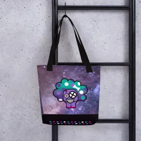 Polka Puff Galaxy Tote bag