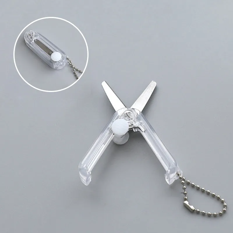 Portable folding scissors - compact and safe