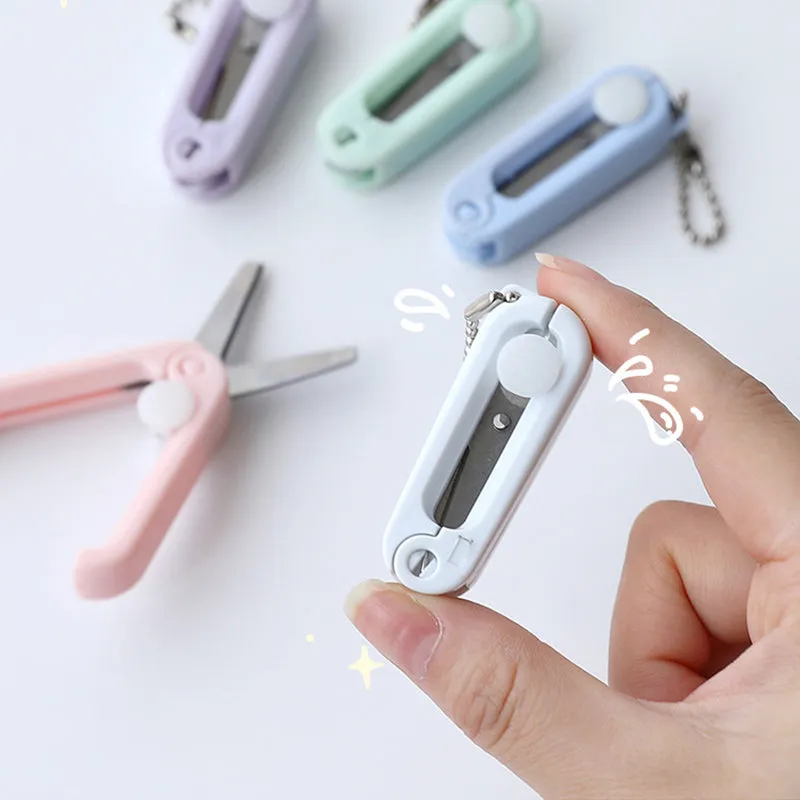 Portable folding scissors - compact and safe