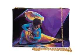 Praise Dancer with Umbrella Chain Purse