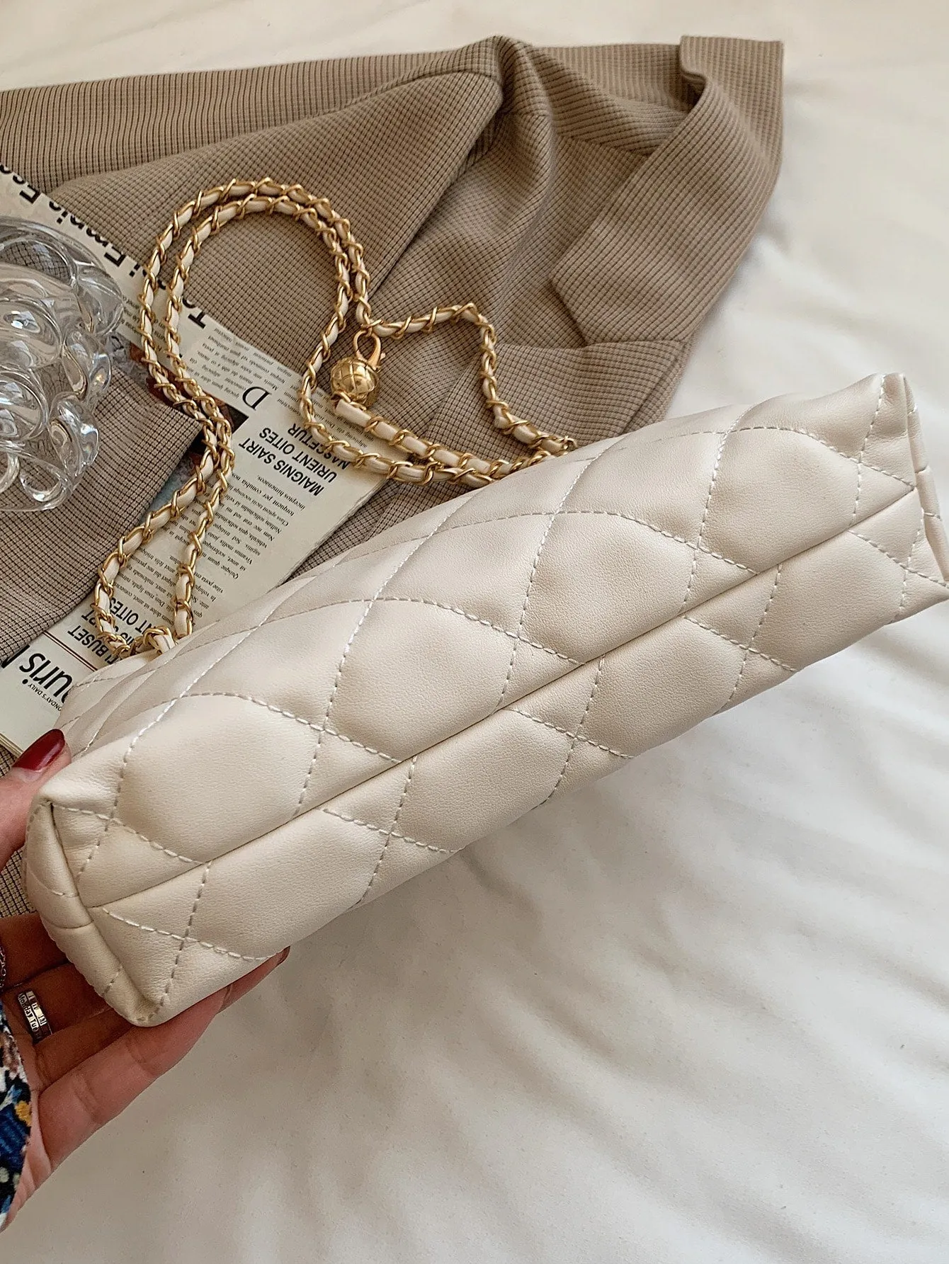 Quilted Chain Shoulder Bag