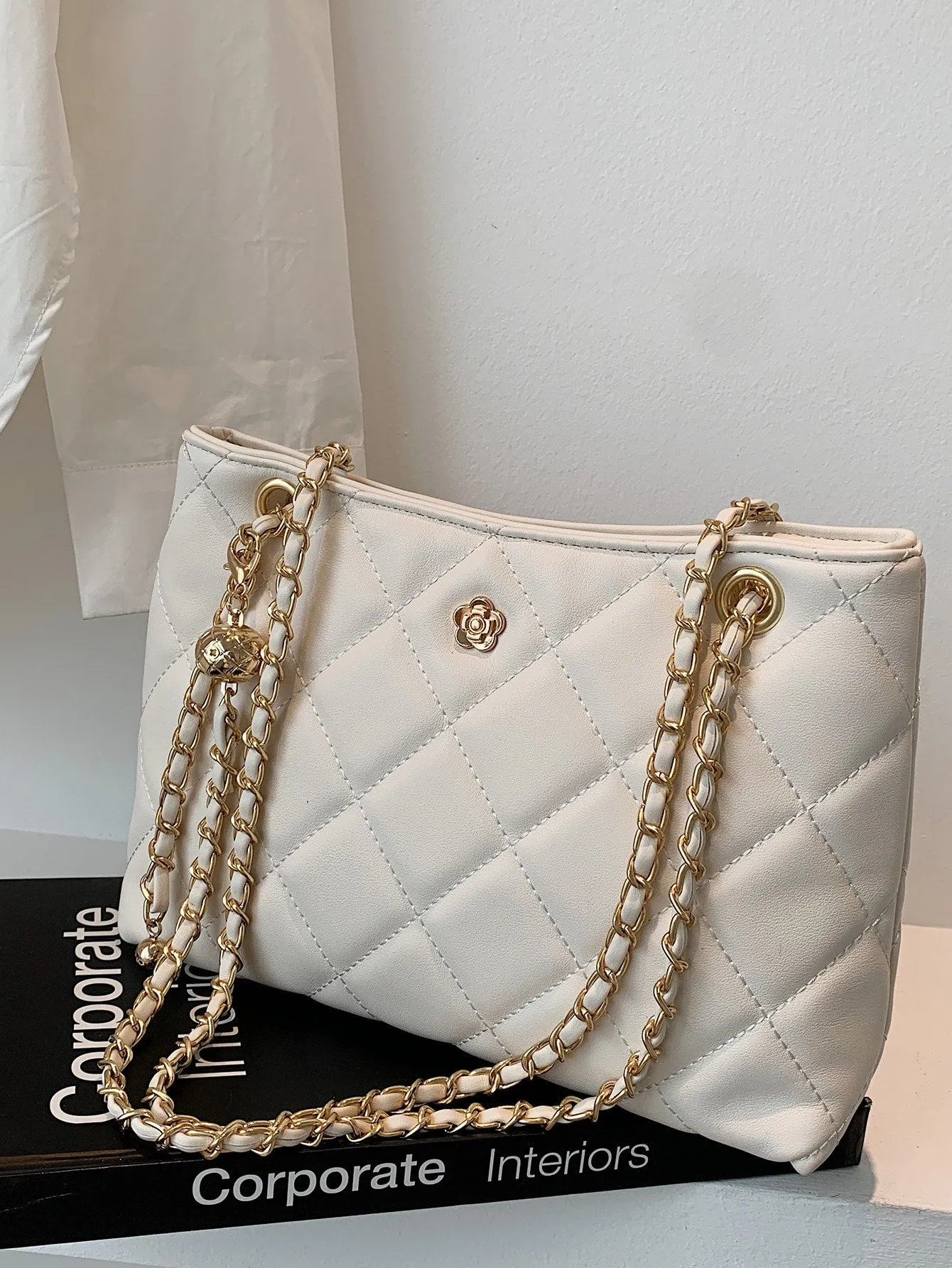 Quilted Chain Shoulder Bag