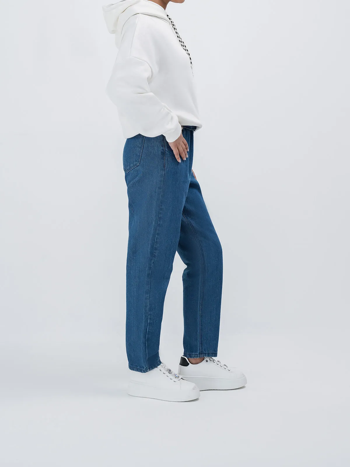 "LYRA" Paper Bag fir Denim Pant