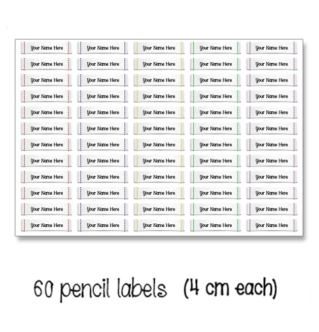 ""Black Panther" School labels packs