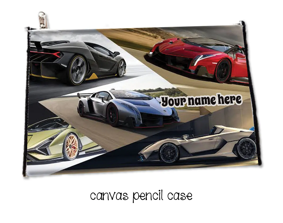 ""Cool cars" School labels packs