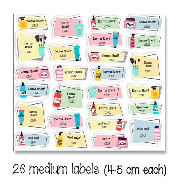 ""Spa" School labels packs