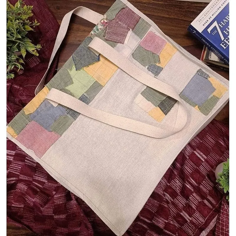 Recycled  Khadi  Cotton Bag