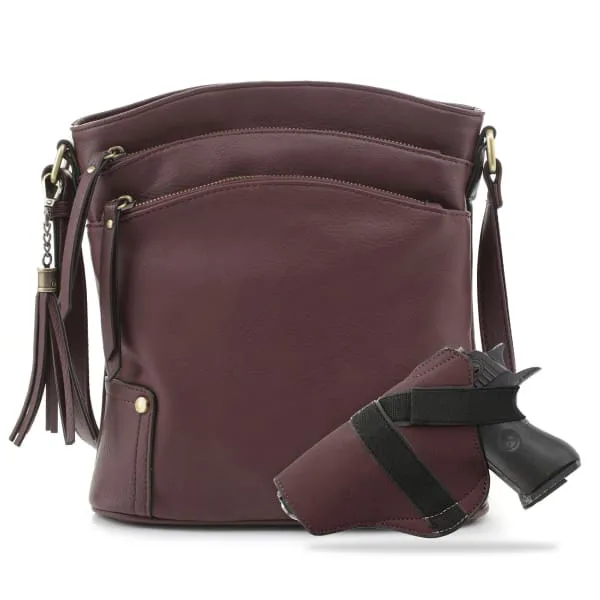 Robin Concealed Carry Lock & Key Crossbody Purse