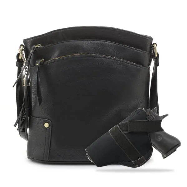 Robin Concealed Carry Lock & Key Crossbody Purse