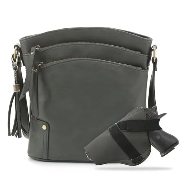 Robin Concealed Carry Lock & Key Crossbody Purse